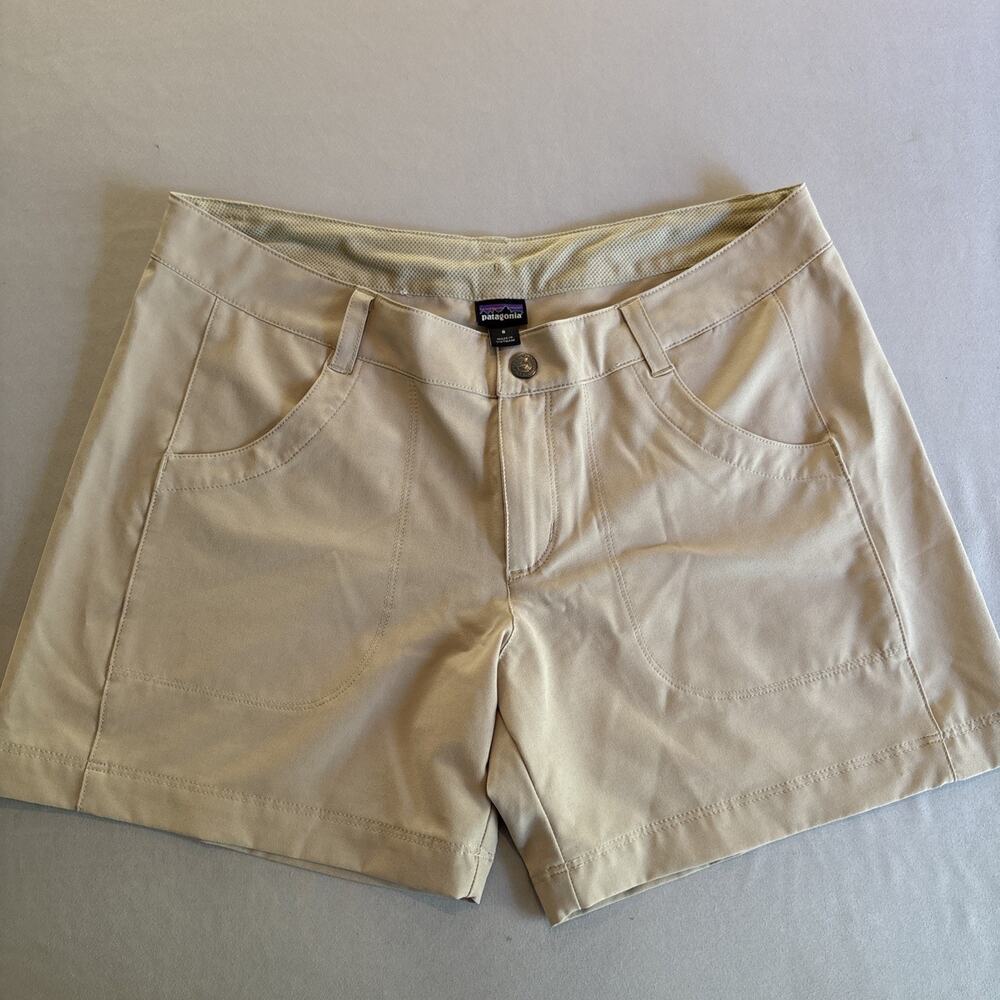 Patagonia Women's Light Khaki Athletic Shorts